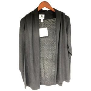 Eaze Wear By Antthony Women's Knit Sweater Cardigan Black - Regular